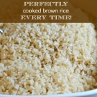 World's Perfectly Cooked Brown Rice (Every time!)