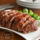 BEST EVER Meatloaf with a Brown Sugar Honey Whiskey Glaze