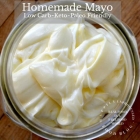 Homemade Mayonnaise (Low Carb/Keto/Paleo)
