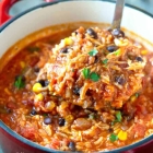Chicken Tortilla Soup with Rice