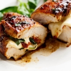 Stuffed Chicken Caprese with a Reduced Balsamic Glaze