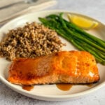 Maple Brown Sugar Glazed Salmon Maple Brown Sugar Glazed Salmon