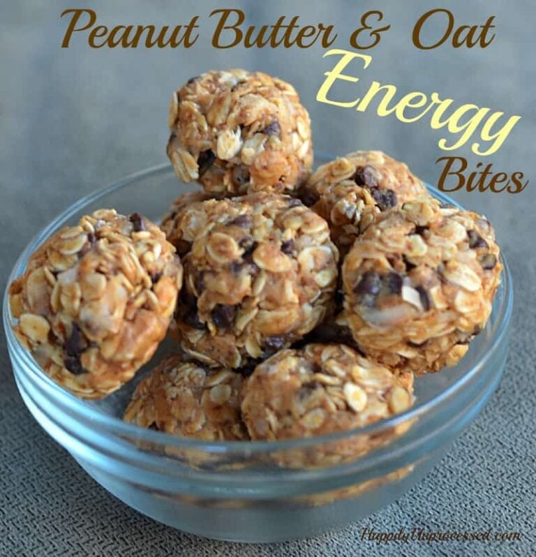 Peanut Butter & Oat Energy Bites