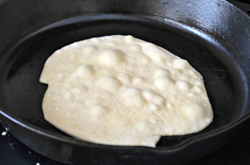 naan bread cook 1024x678 - Easy Homemade Naan Bread (That YOU can make!)