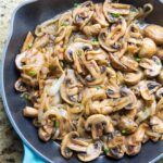 Sauteed Garlic & Balsamic Bella Mushrooms