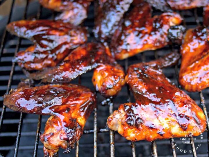 grilled chicken wings with honey chipotle bbq sauce