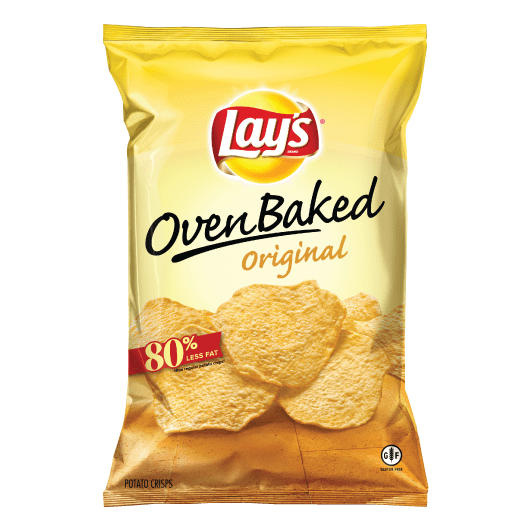 bag of lays oven baked original potato chips