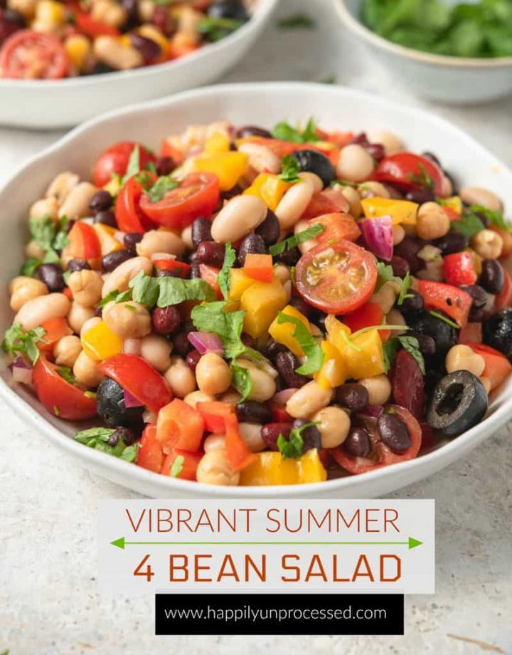 Summer Bean Salad Pin.jpg 720x920 - Vibrant Summer Four Bean Salad