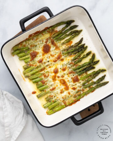 Cheesy Roasted Asparagus