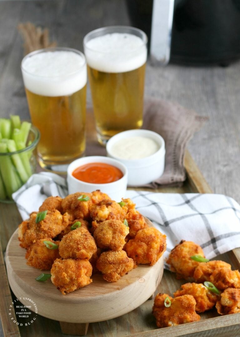Air Fryer Buffalo Cauliflower Bites