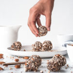 CRUNCHY ALMOND ENERGY BALLS made with pitted dates coconut and coated in crunchy almonds 3 150x150 - Crunchy Almond Energy Balls