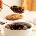 Vegan Chocolate Brownie Mug Cake - ready in 60 seconds!