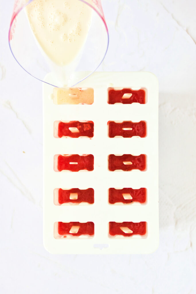 4th of July Creamsicles - only 8 ingredients to celebrate red, white and blue