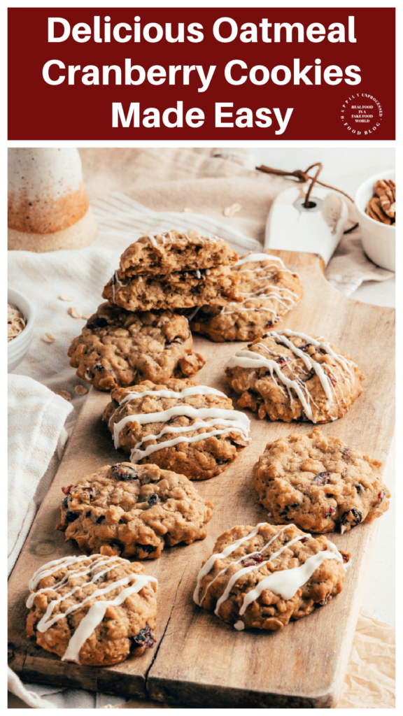 Oatmeal Cranberry Cookies made easy for your next holiday cookie exchange