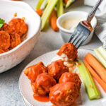 Stuffed slow Cooker Buffalo Chicken Meatballs 1 150x150 - Baked Wings w an Epic Dry Rub and Sweet & Spicy Sauce