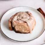 Edit gingerbread cinnamon rolls with cream cheese frosting
