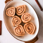 sliced and rolled gingerbread cinnamon rolls in a pan 150x150 - Whole Wheat Oat Cookies