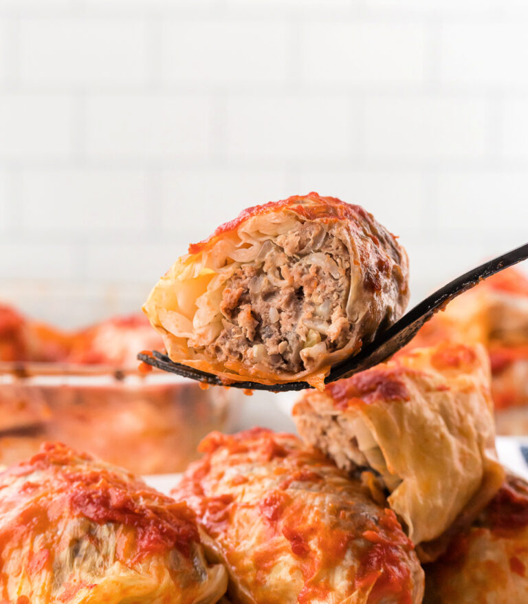Traditional Polish Style Stuffed Cabbage Rolls (no canned soup)