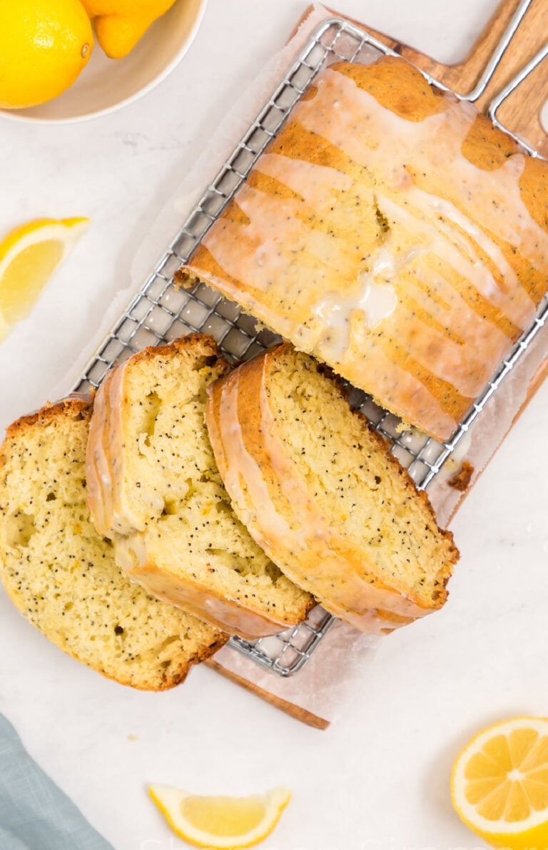 lemon poppy seed loaf cake