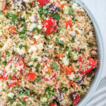 Mediterranean Quinoa Couscous Salad