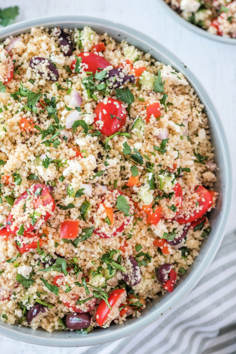 Mediterranean Quinoa Couscous Salad