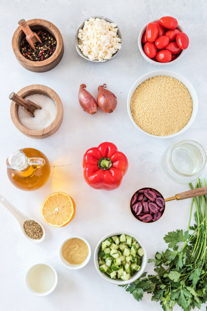 Mediterranean couscous Ingredients