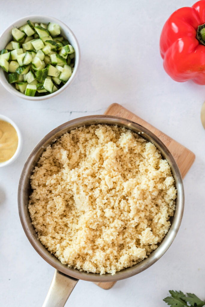 Mediterranean couscous with Quinoa