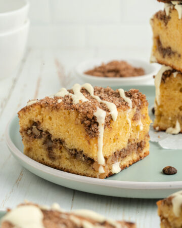 a diet friendly keto coffee cake that starts the day off right