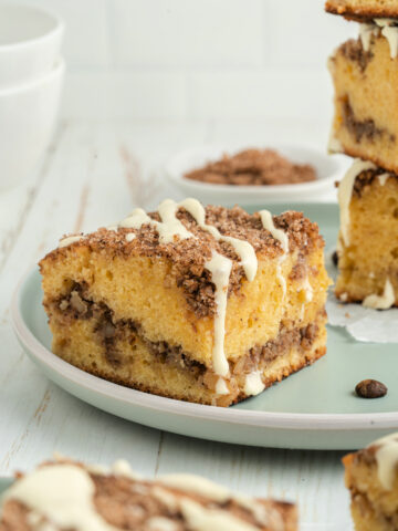 a diet friendly keto coffee cake that starts the day off right