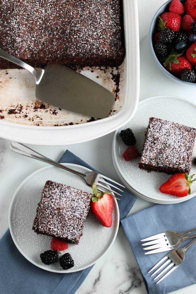 Chocolate Zucchini Cake is a perfect dessert for summertime
