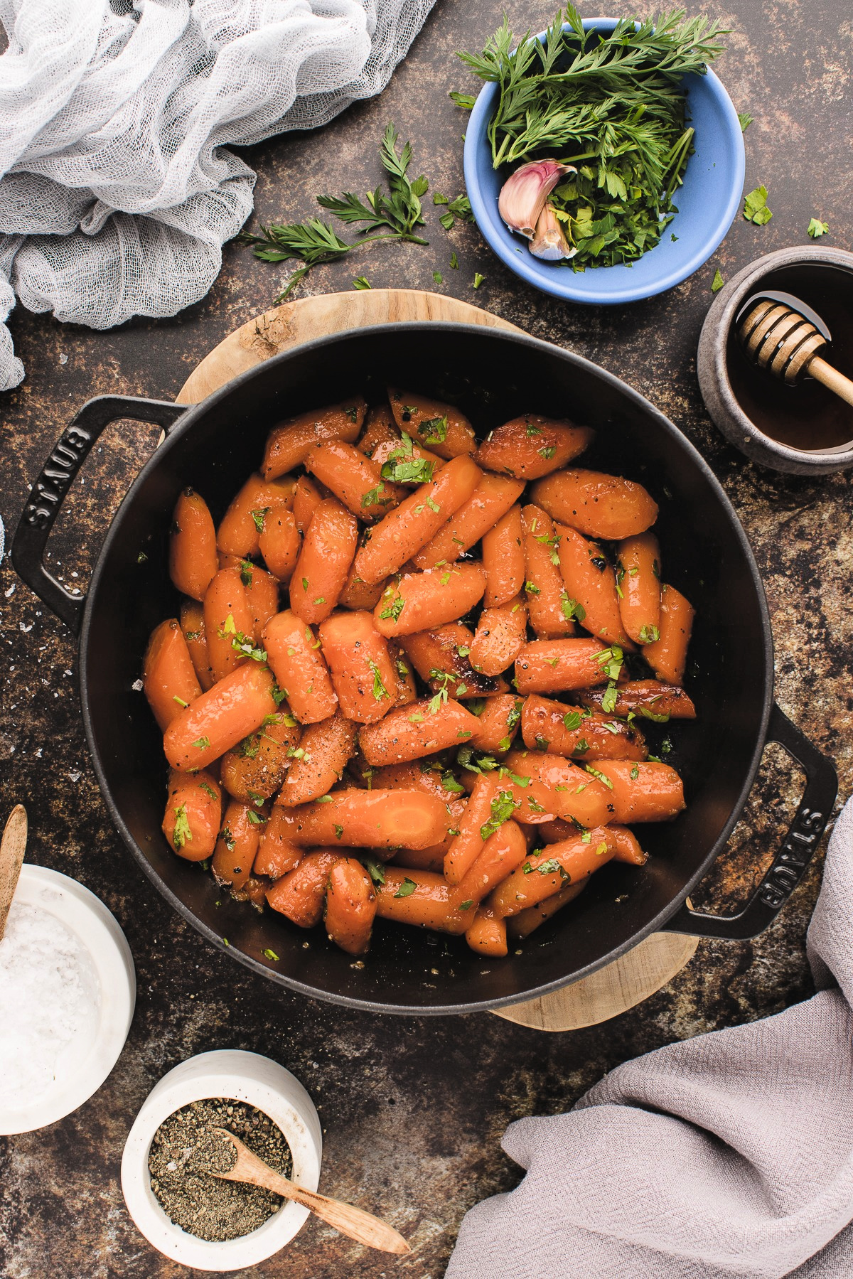honey and butter roasted carrots