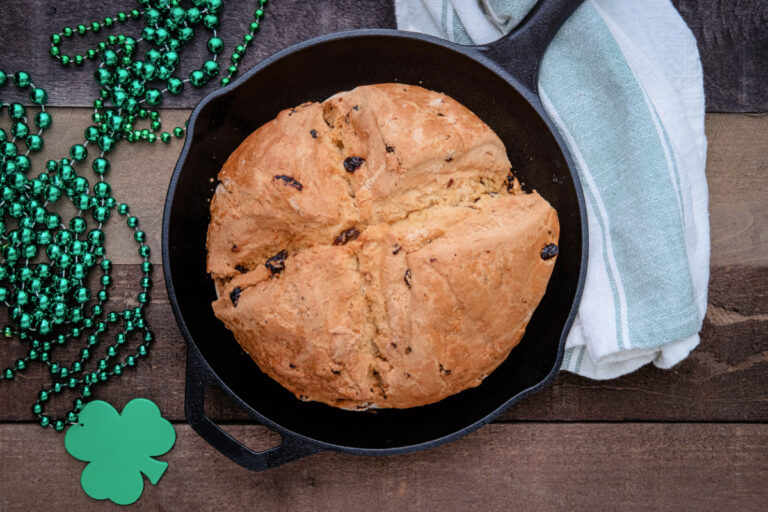 Irish Soda Bread with Currants and Irish Whiskey Happily Unprocessed