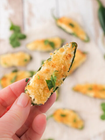 Four cheese Air Fried Jalapeno Poppers