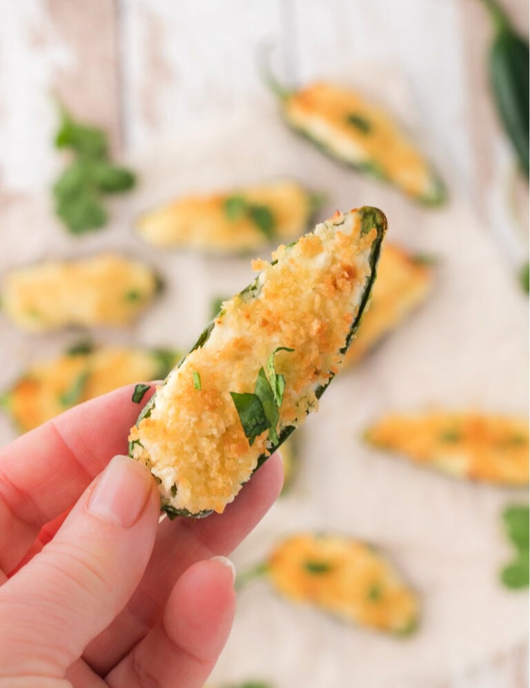 Four cheese Air Fried Jalapeno Poppers