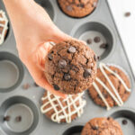 DOUBLE CHOCOLATE CHIP MUFFINS ARE SUPER DELICIOUS