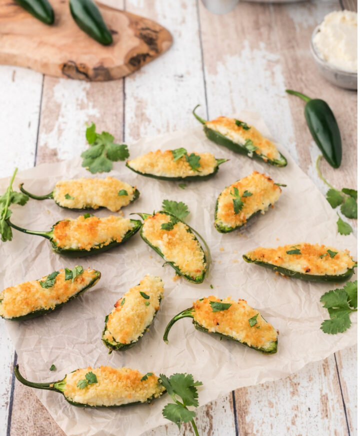 Four Cheese Air Fryer Jalapeno Poppers Happily Unprocessed