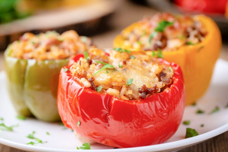 vegetarian stuffed pepper