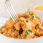 Bang Bang Chicken in a sweet and spicy sauce