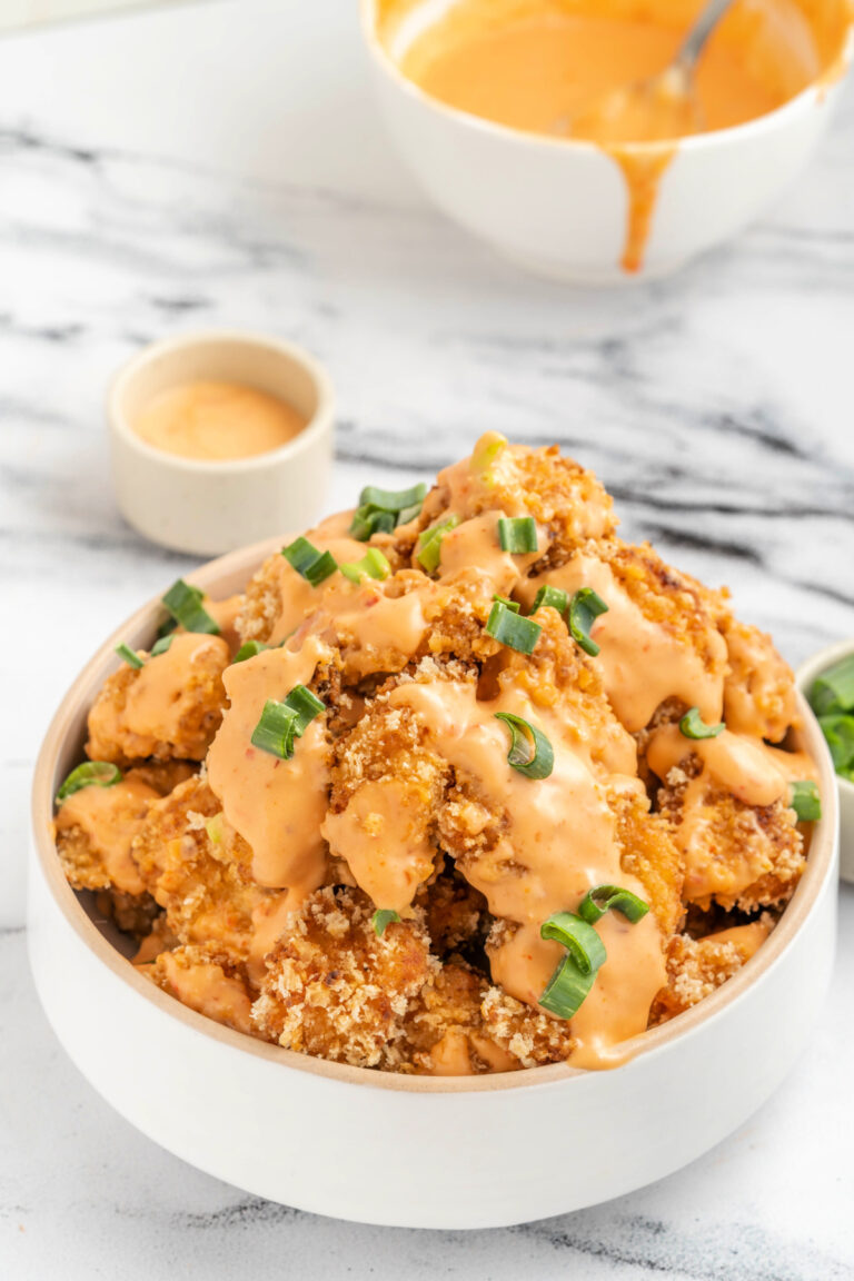 Bang Bang Chicken in a sweet and spicy sauce