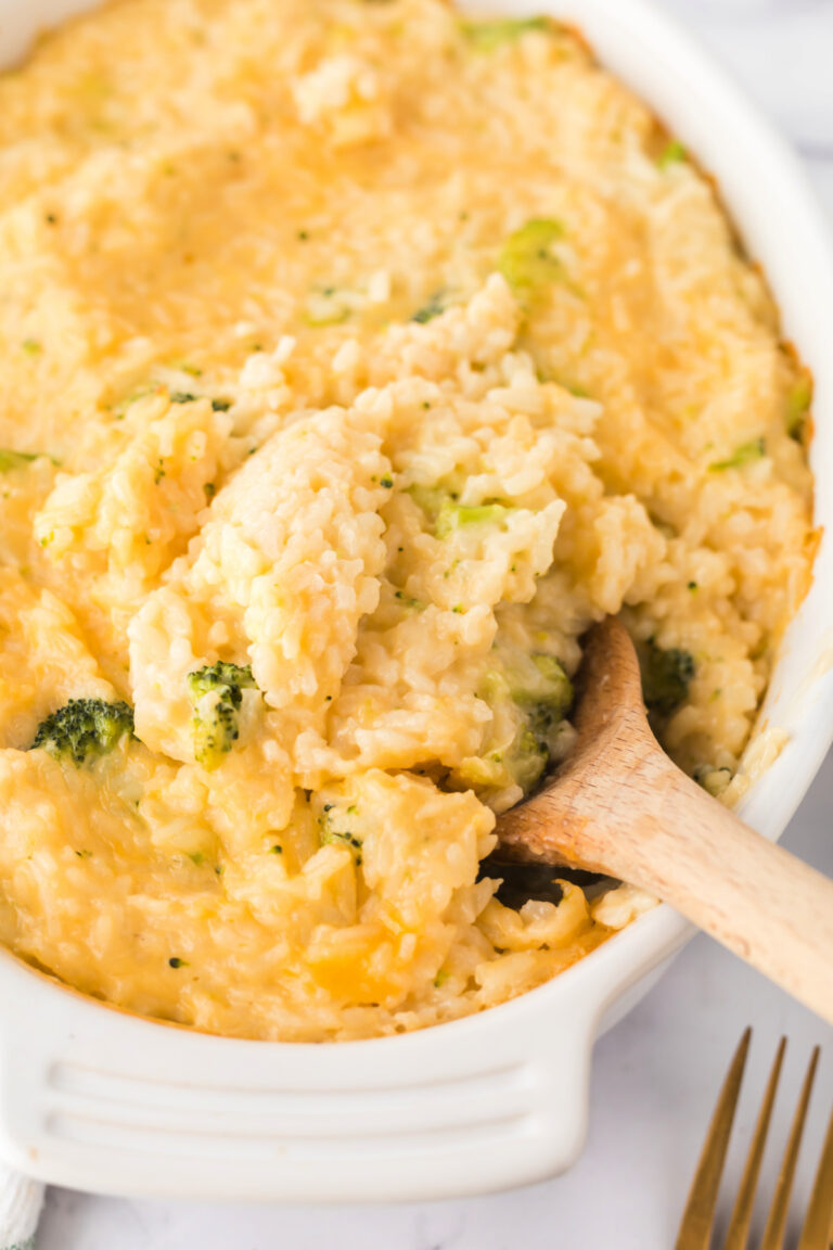 Cheesy Broccoli and Rice Casserole | Happily Unprocessed