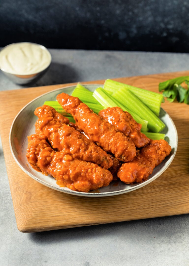 Crispy baked Buffalo chicken tenders