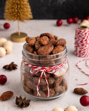 Holiday Candied Almonds