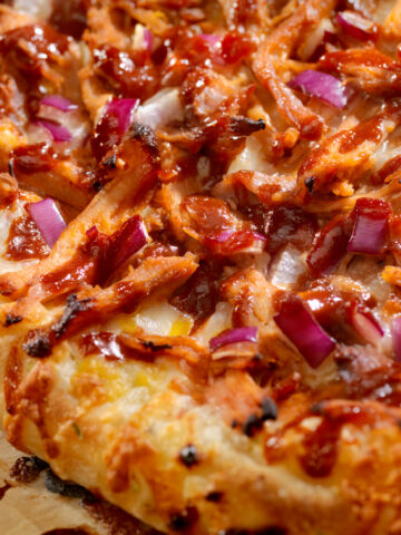 Homemade Barbeque Chicken Pizza