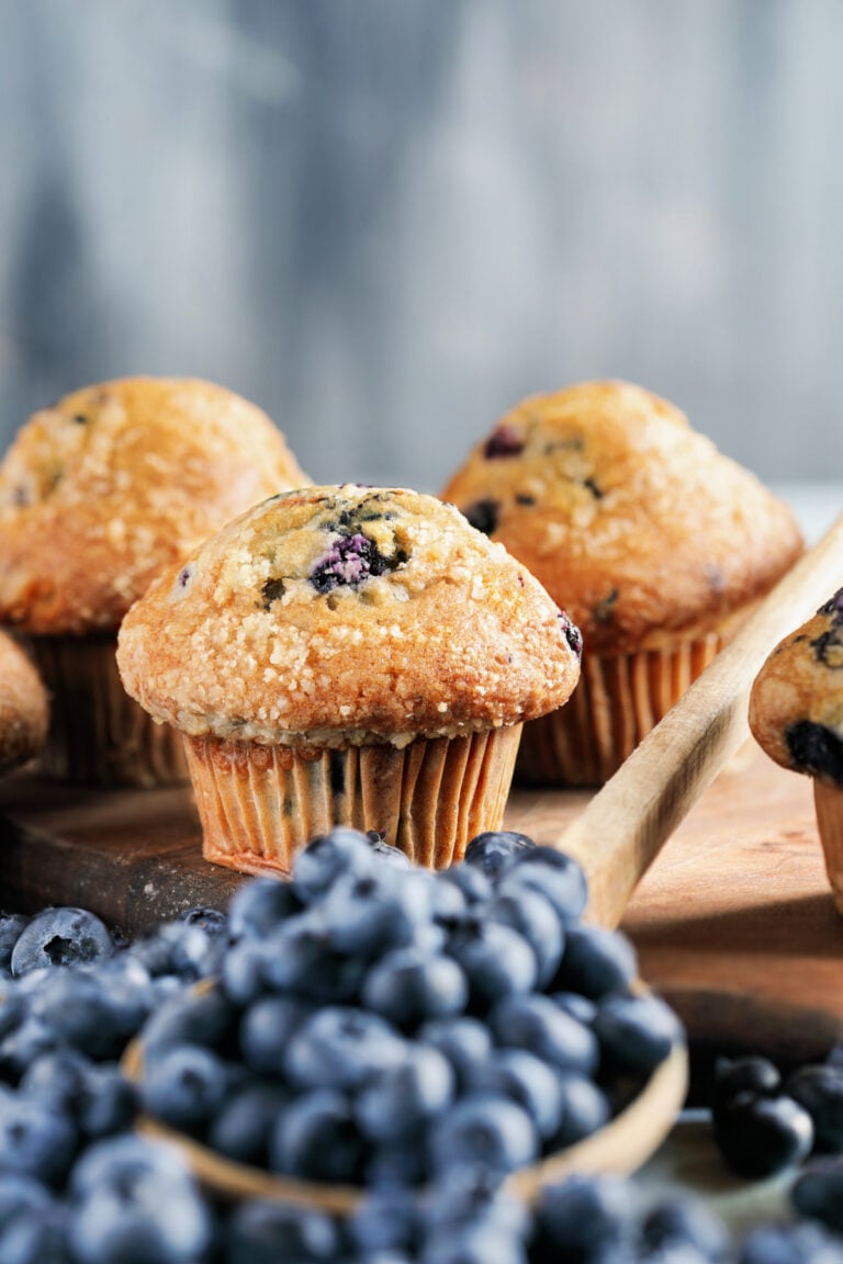 homemade blueberry muffins