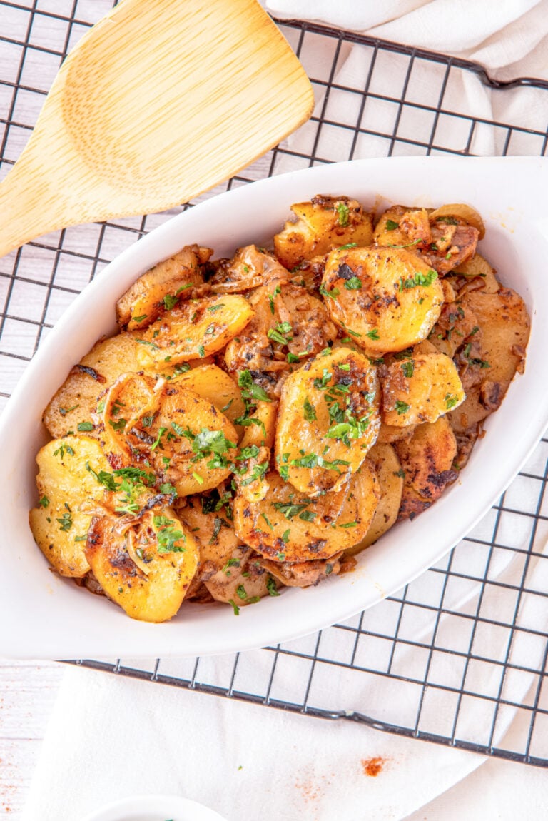 smothered potatoes