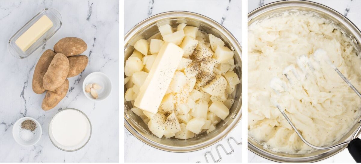 how to make garlic mashed potatoes