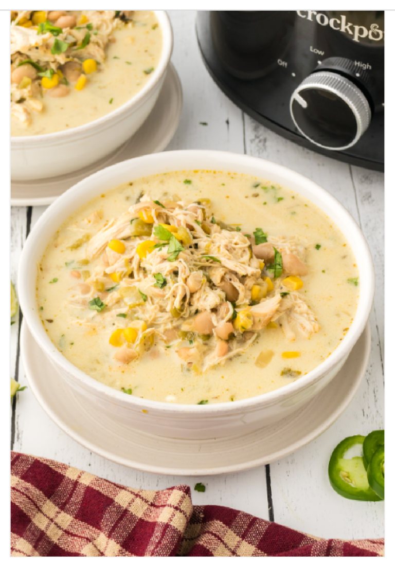 slow cooker white bean chicken chili