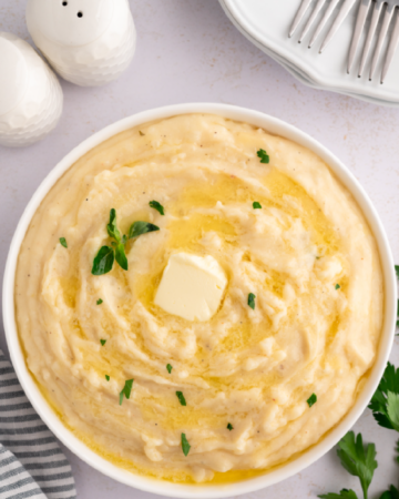 Instant Pot Parmesan mashed potatoes