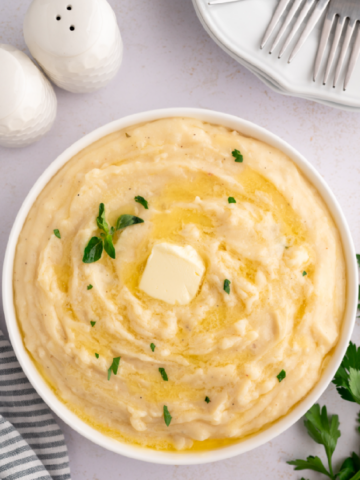 Instant Pot Parmesan mashed potatoes