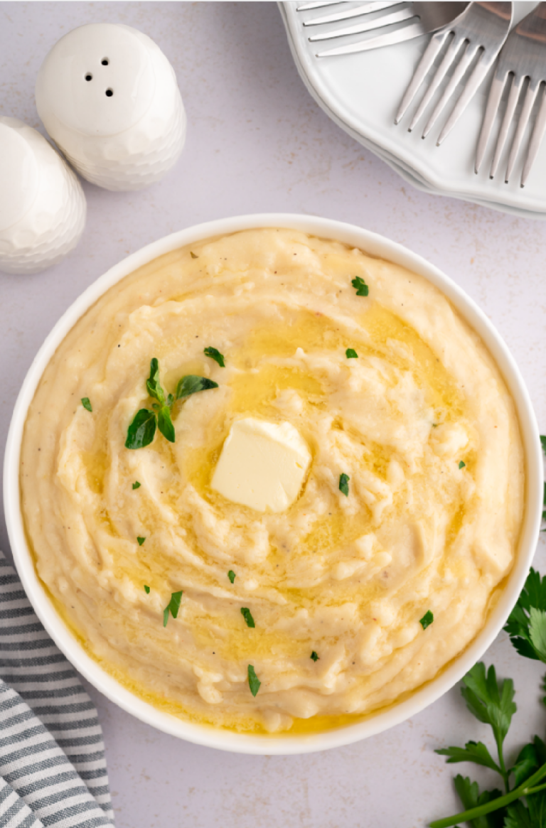 Instant Pot Parmesan mashed potatoes
